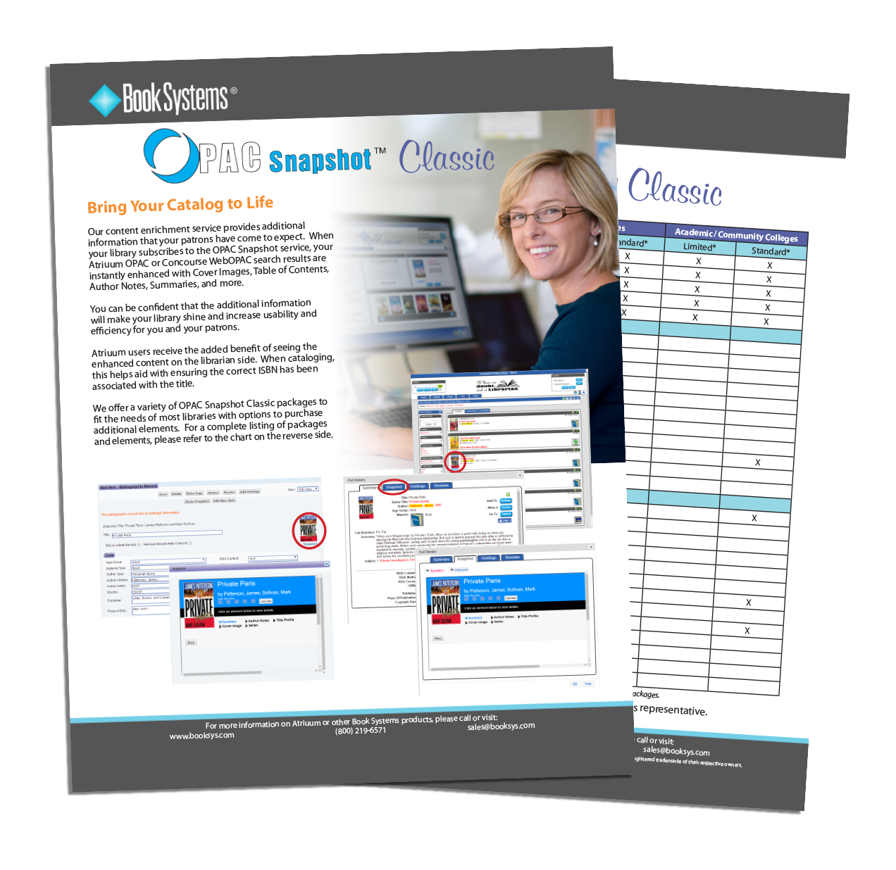 OPAC Snapshot Classic brochure